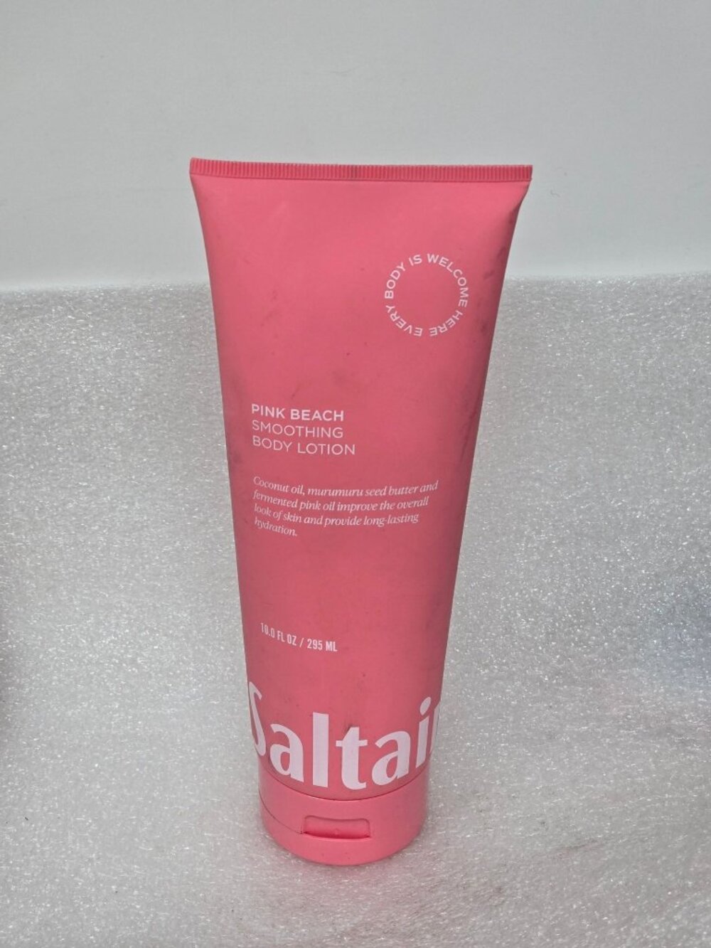 Saltair Pink Beach Smoothing Body Lotion 10 Oz Hydrating Coconut Murumuru Butter